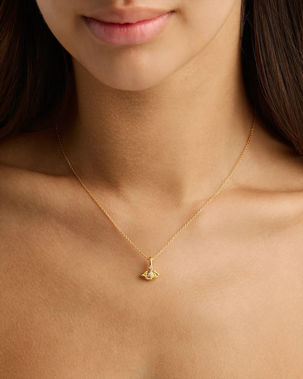 18k Gold Vermeil I am Protected Necklace Bycharlotte