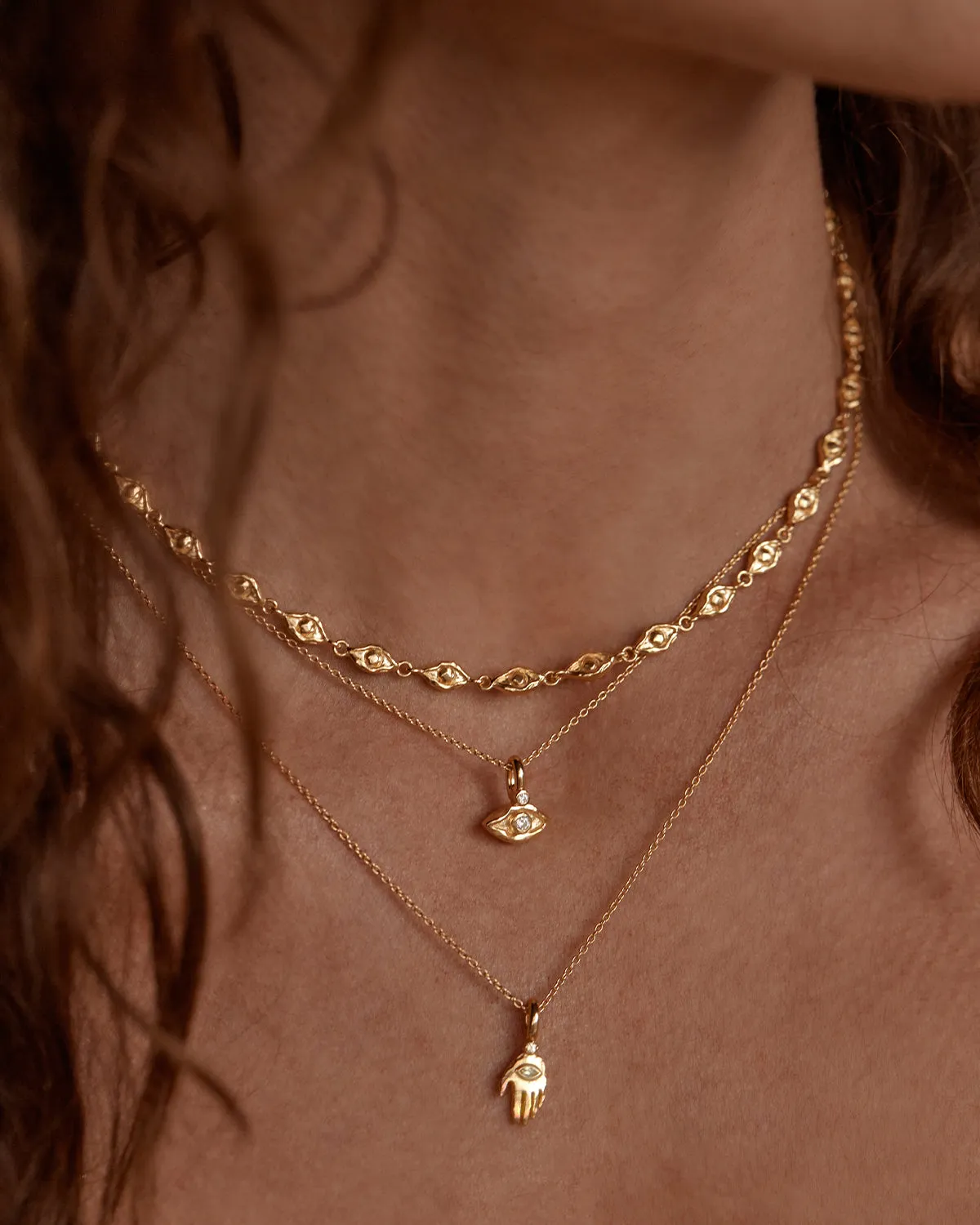 18k Gold Vermeil I am Protected Necklace Bycharlotte