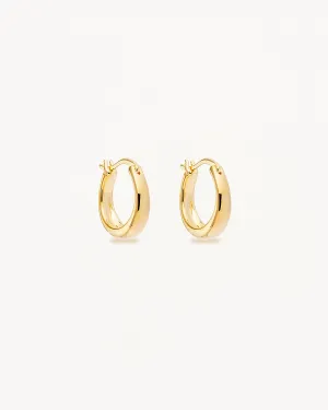 18k Gold Vermeil Infinite Horizon Small Hoops Bycharlotte
