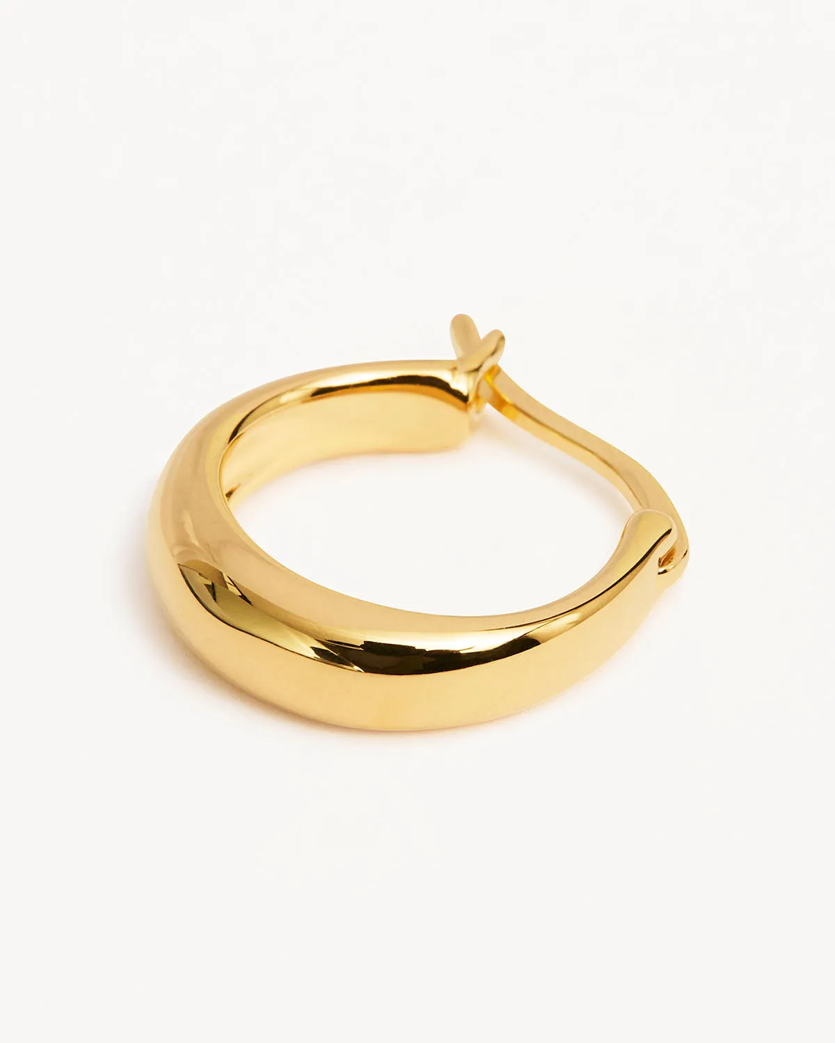 18k Gold Vermeil Infinite Horizon Small Hoops Bycharlotte