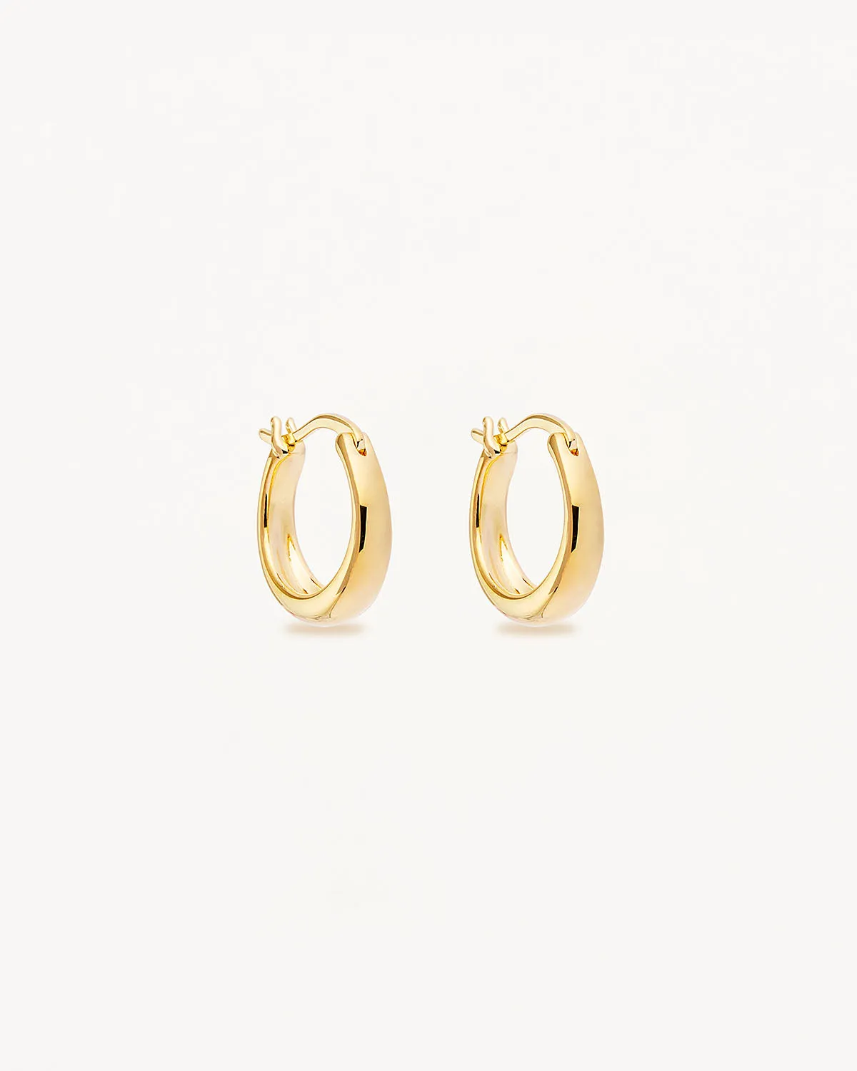 18k Gold Vermeil Infinite Horizon Small Hoops Bycharlotte