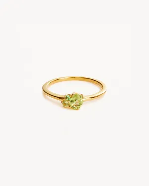 18k Gold Vermeil Kindred Birthstone Ring - August Bycharlotte
