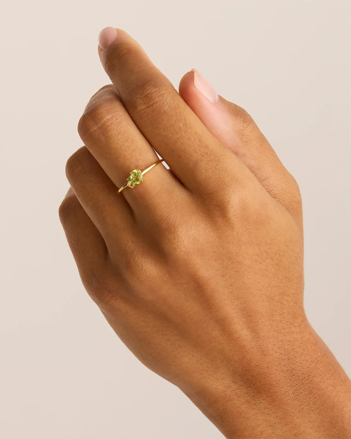 18k Gold Vermeil Kindred Birthstone Ring - August Bycharlotte