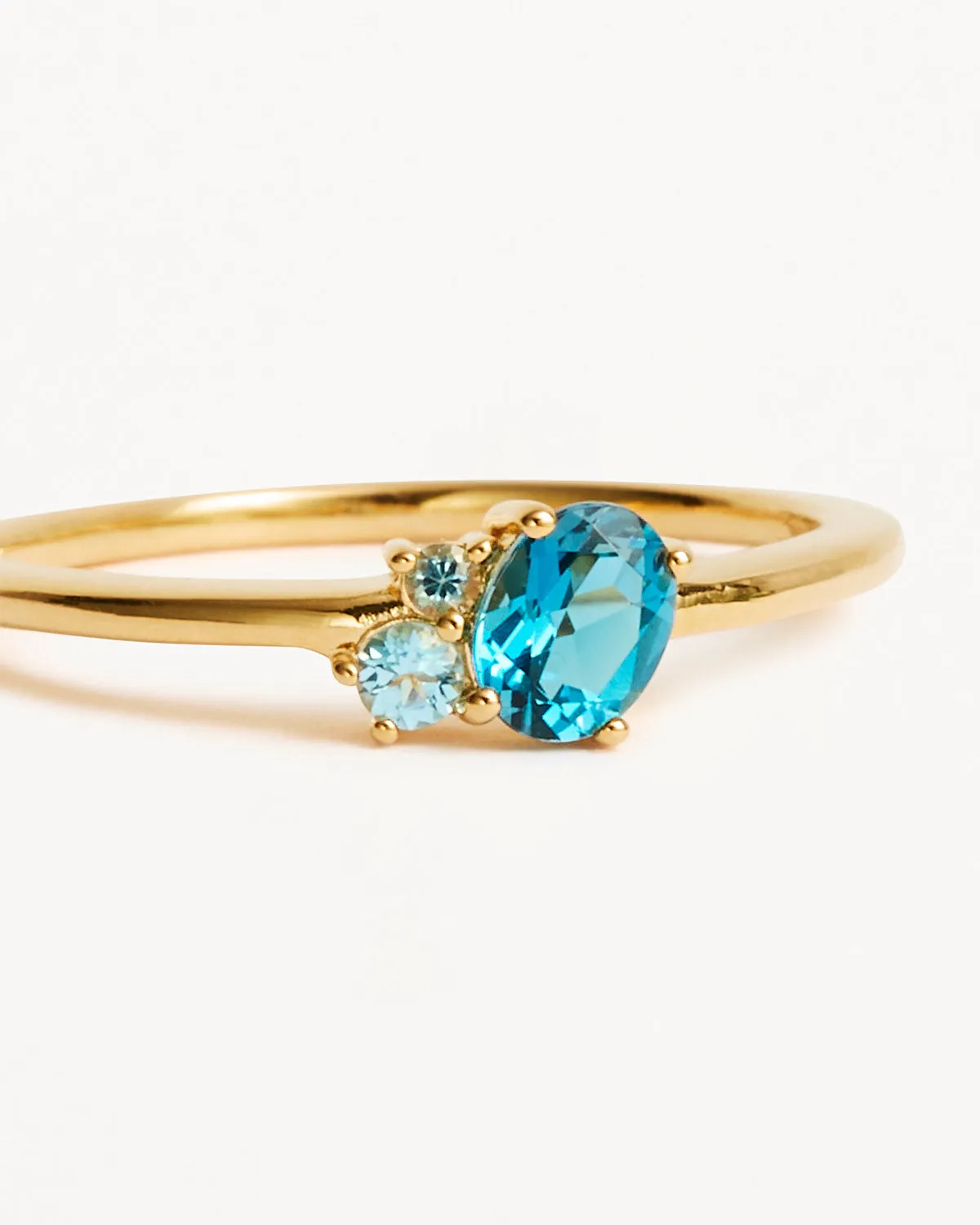 18k Gold Vermeil Kindred Birthstone Ring - December Bycharlotte