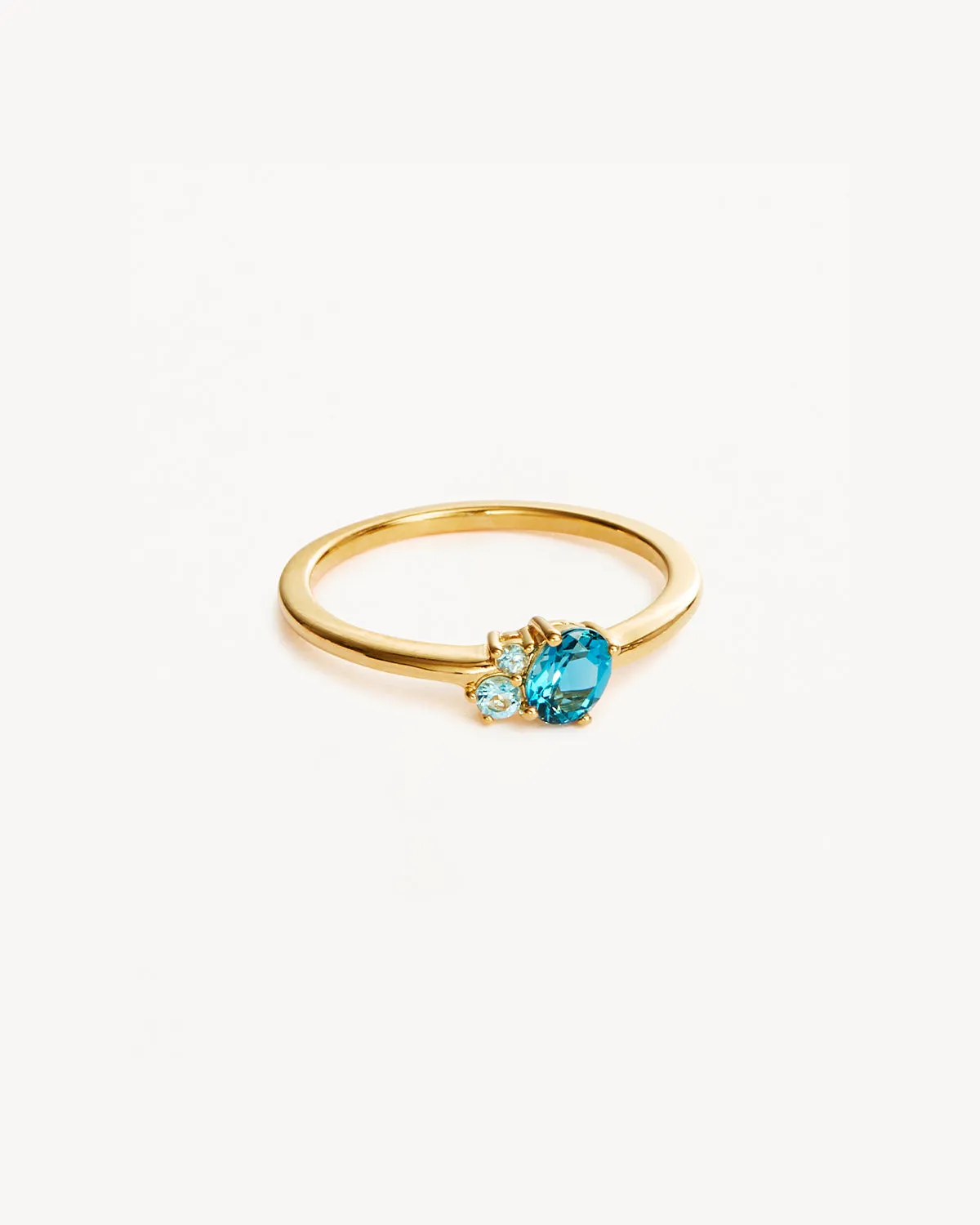 18k Gold Vermeil Kindred Birthstone Ring - December Bycharlotte