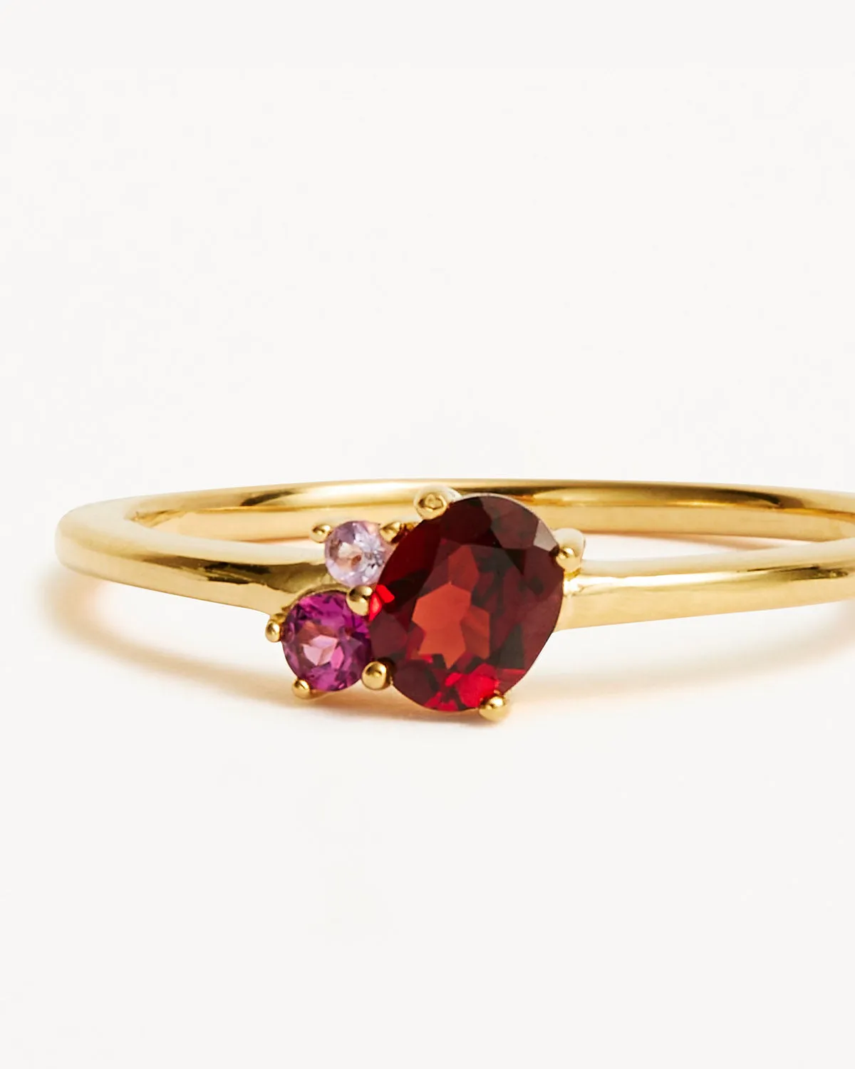 18k Gold Vermeil Kindred Birthstone Ring - January Bycharlotte