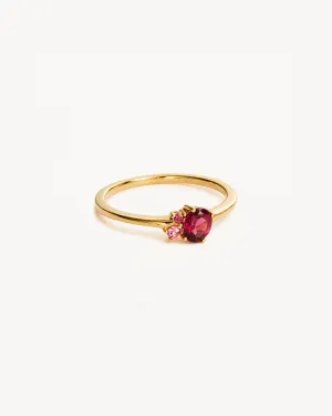 18k Gold Vermeil Kindred Birthstone Ring - July Bycharlotte