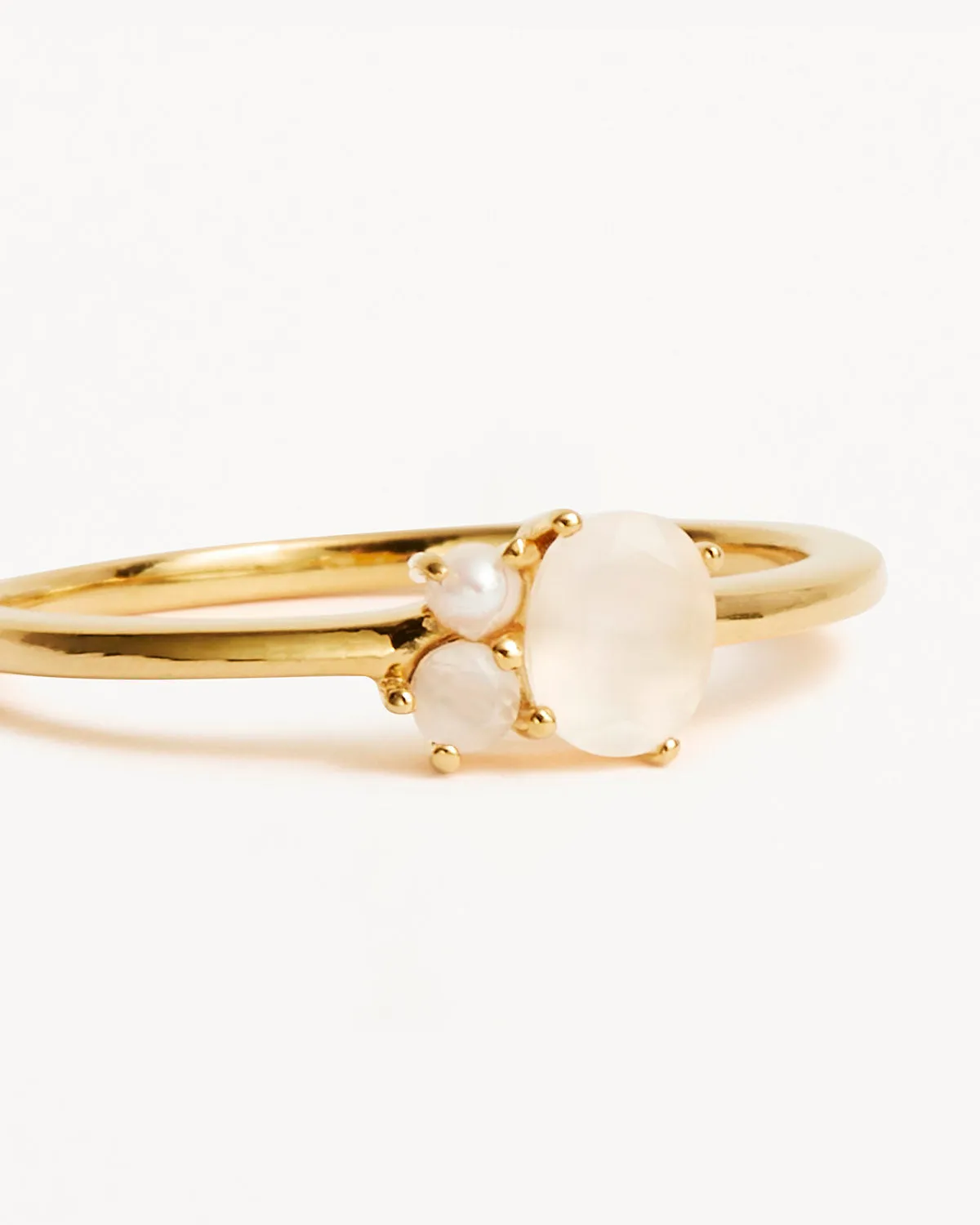 18k Gold Vermeil Kindred Birthstone Ring - June Bycharlotte