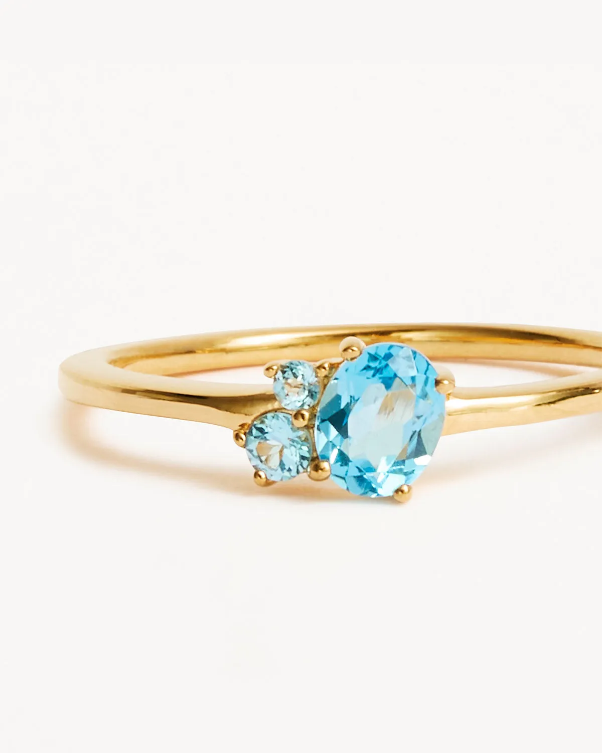 18k Gold Vermeil Kindred Birthstone Ring - March Bycharlotte
