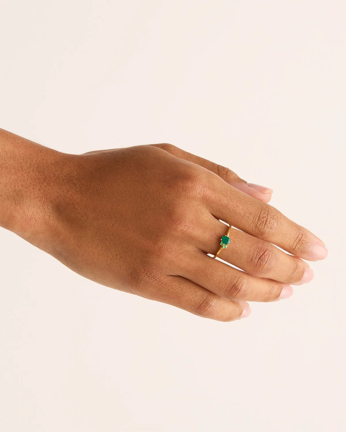 18k Gold Vermeil Kindred Birthstone Ring - May Bycharlotte