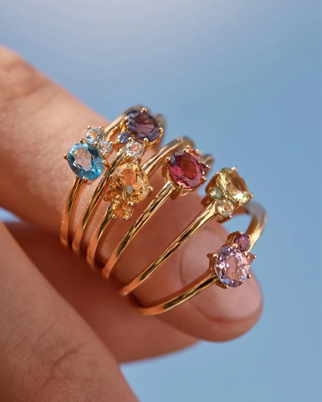 18k Gold Vermeil Kindred Birthstone Ring - October Bycharlotte