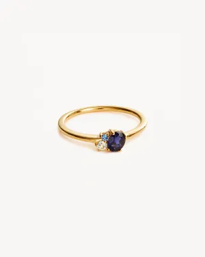 18k Gold Vermeil Kindred Birthstone Ring - September Bycharlotte