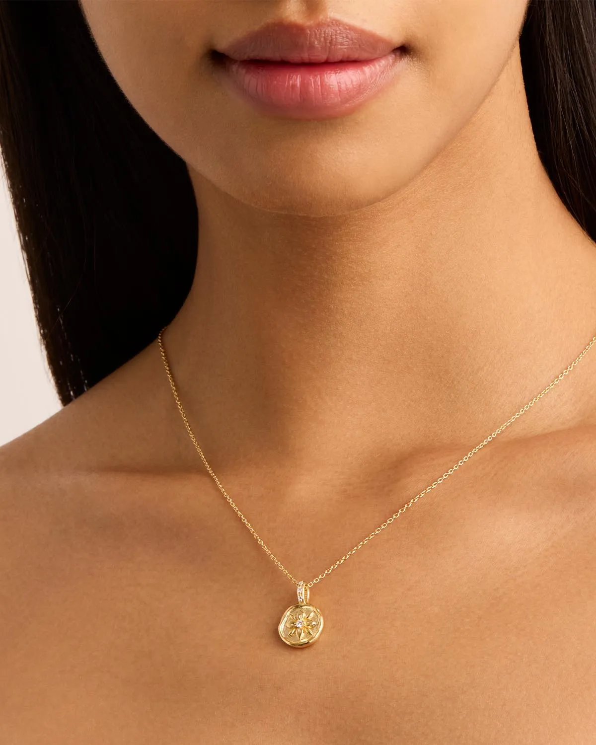 18k Gold Vermeil Live in Love Necklace Bycharlotte