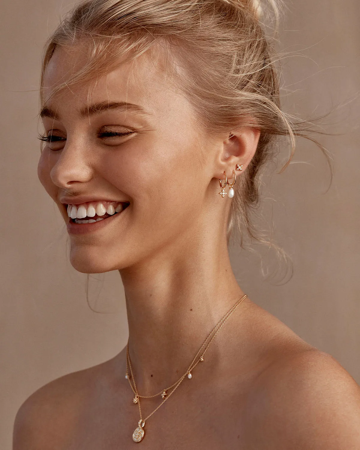 18k Gold Vermeil Live in Love Necklace Bycharlotte