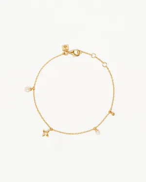 18k Gold Vermeil Live in Peace Bracelet Bycharlotte