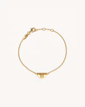 18k Gold Vermeil Lotus Bracelet Bycharlotte
