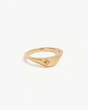 18k Gold Vermeil Lotus Ring Bycharlotte
