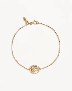 18k Gold Vermeil Love You to the Moon and Back Bracelet Bycharlotte