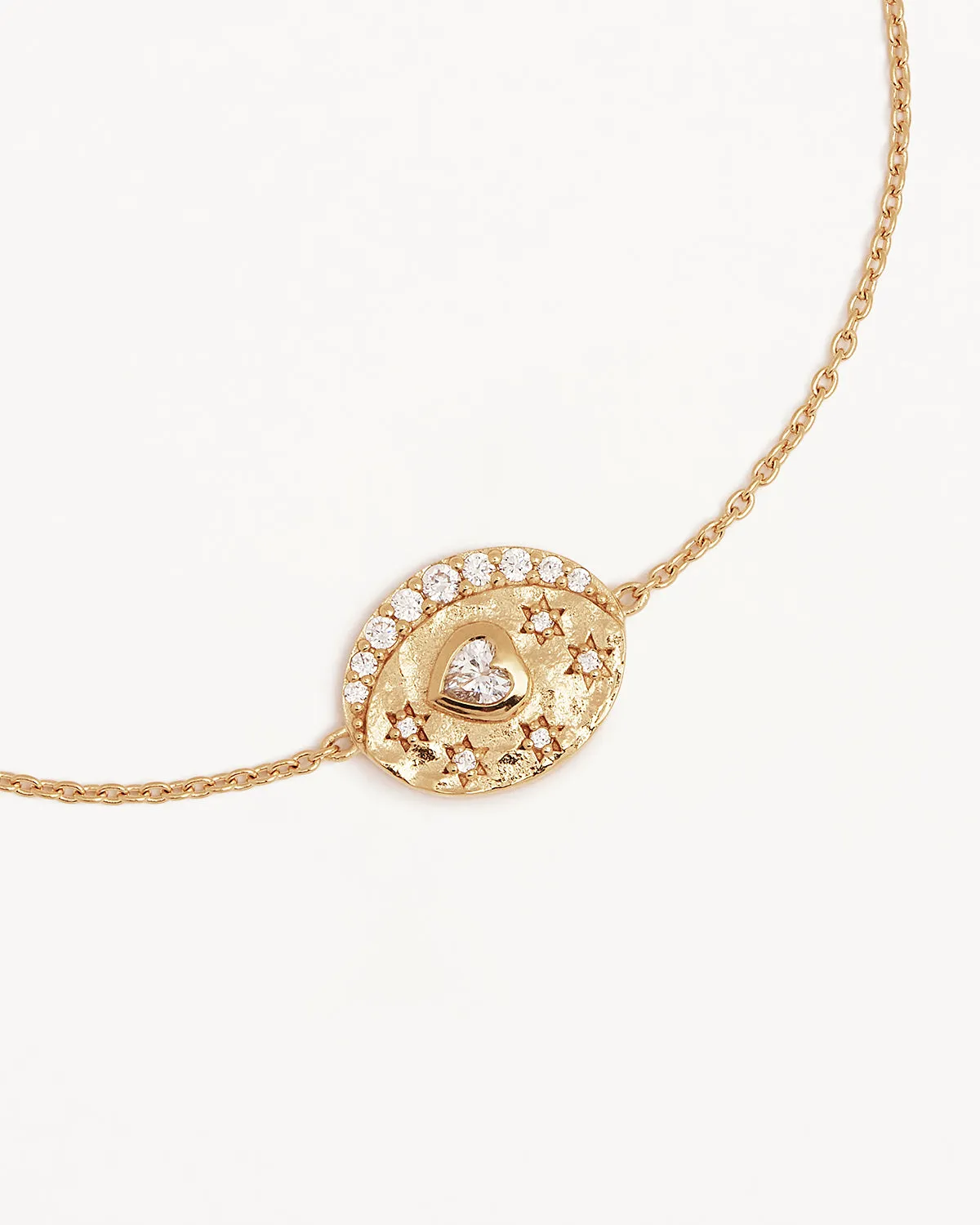 18k Gold Vermeil Love You to the Moon and Back Bracelet Bycharlotte