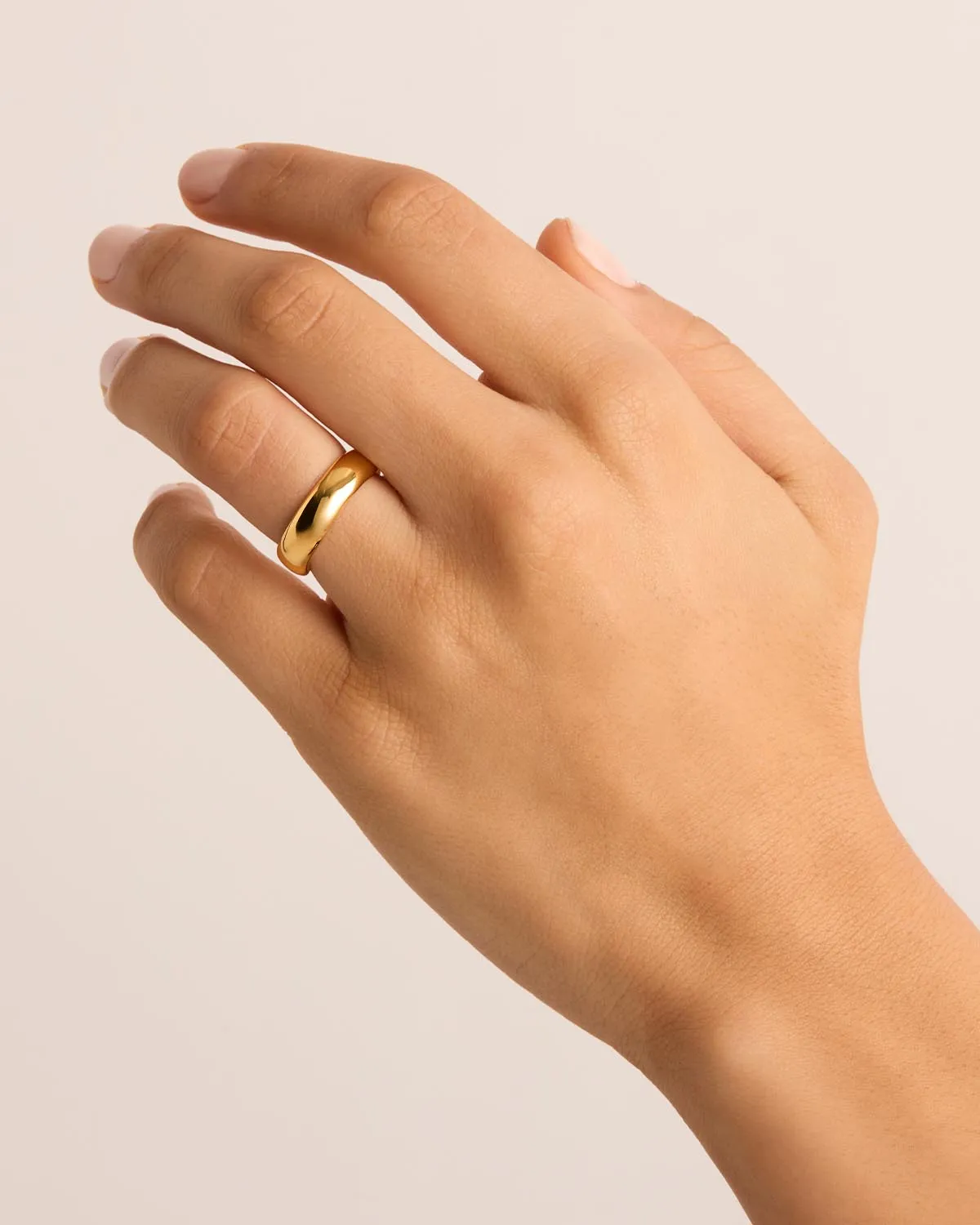 18k Gold Vermeil Lover Bold Ring Bycharlotte