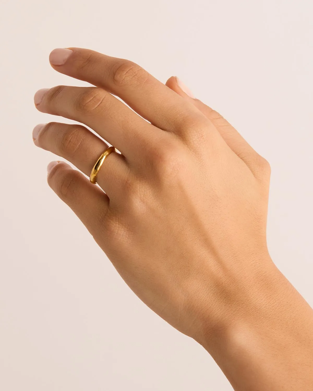 18k Gold Vermeil Lover Medium Ring Bycharlotte