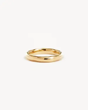 18k Gold Vermeil Lover Medium Ring Bycharlotte