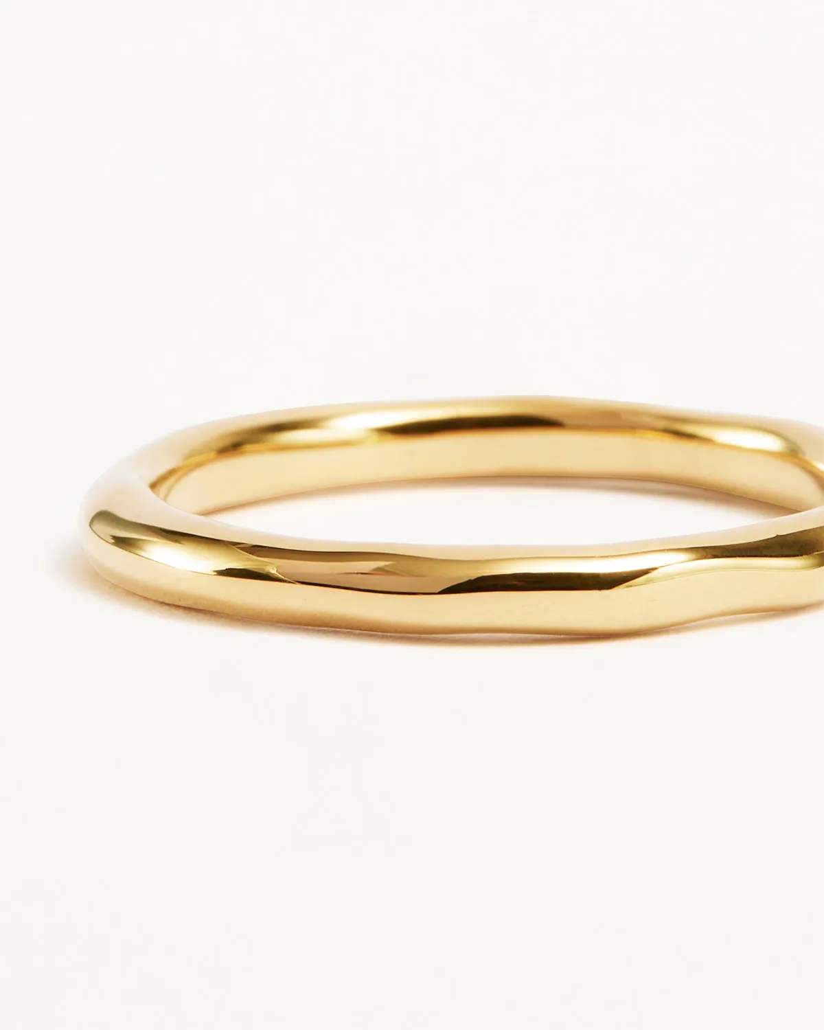 18k Gold Vermeil Lover Thin Ring Bycharlotte