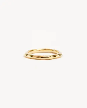 18k Gold Vermeil Lover Thin Ring Bycharlotte