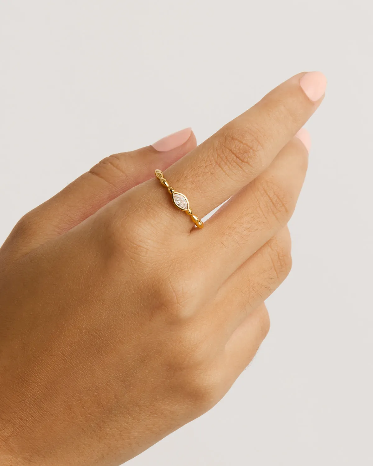 18k Gold Vermeil Lucky Eye Ring Bycharlotte