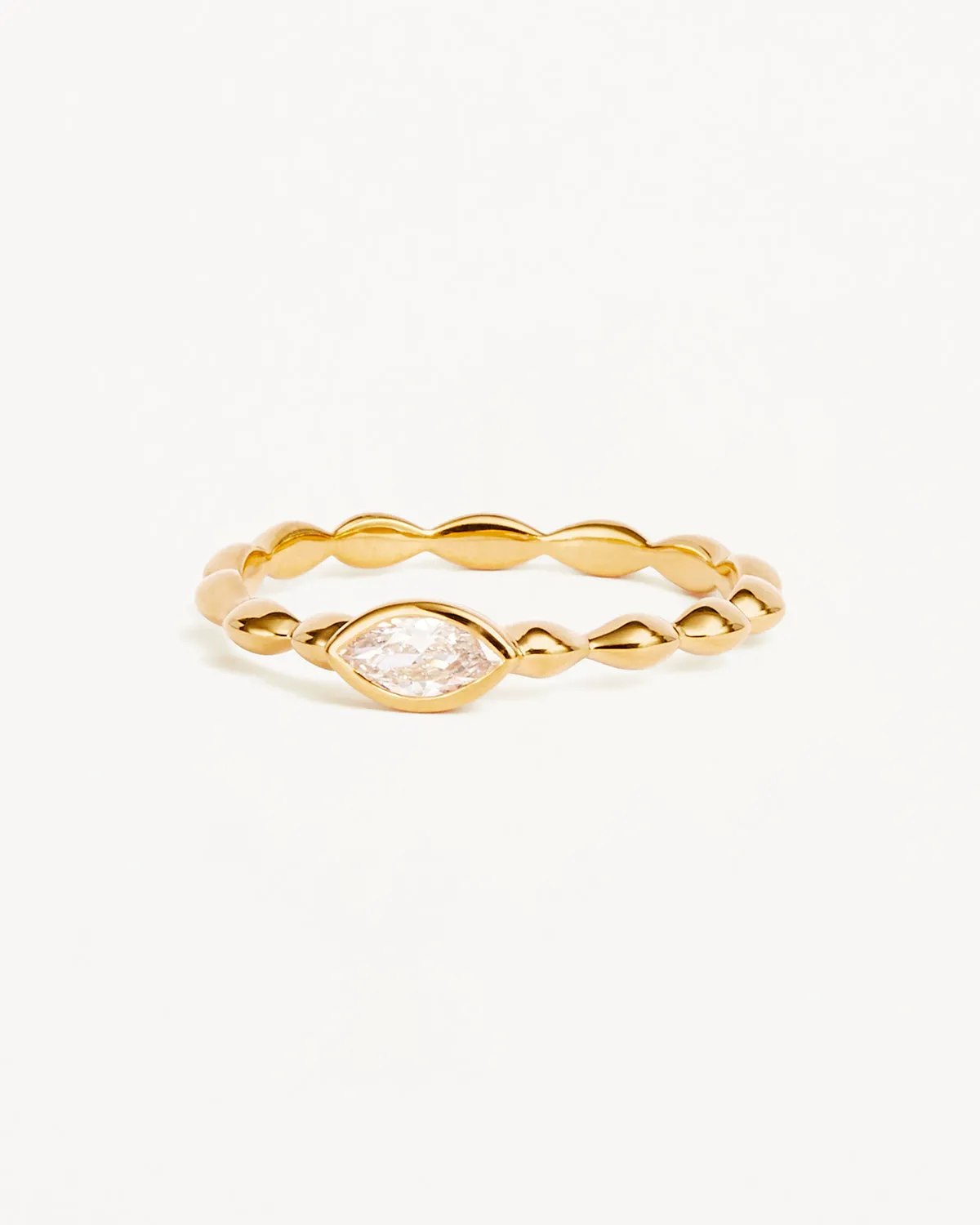 18k Gold Vermeil Lucky Eye Ring Bycharlotte