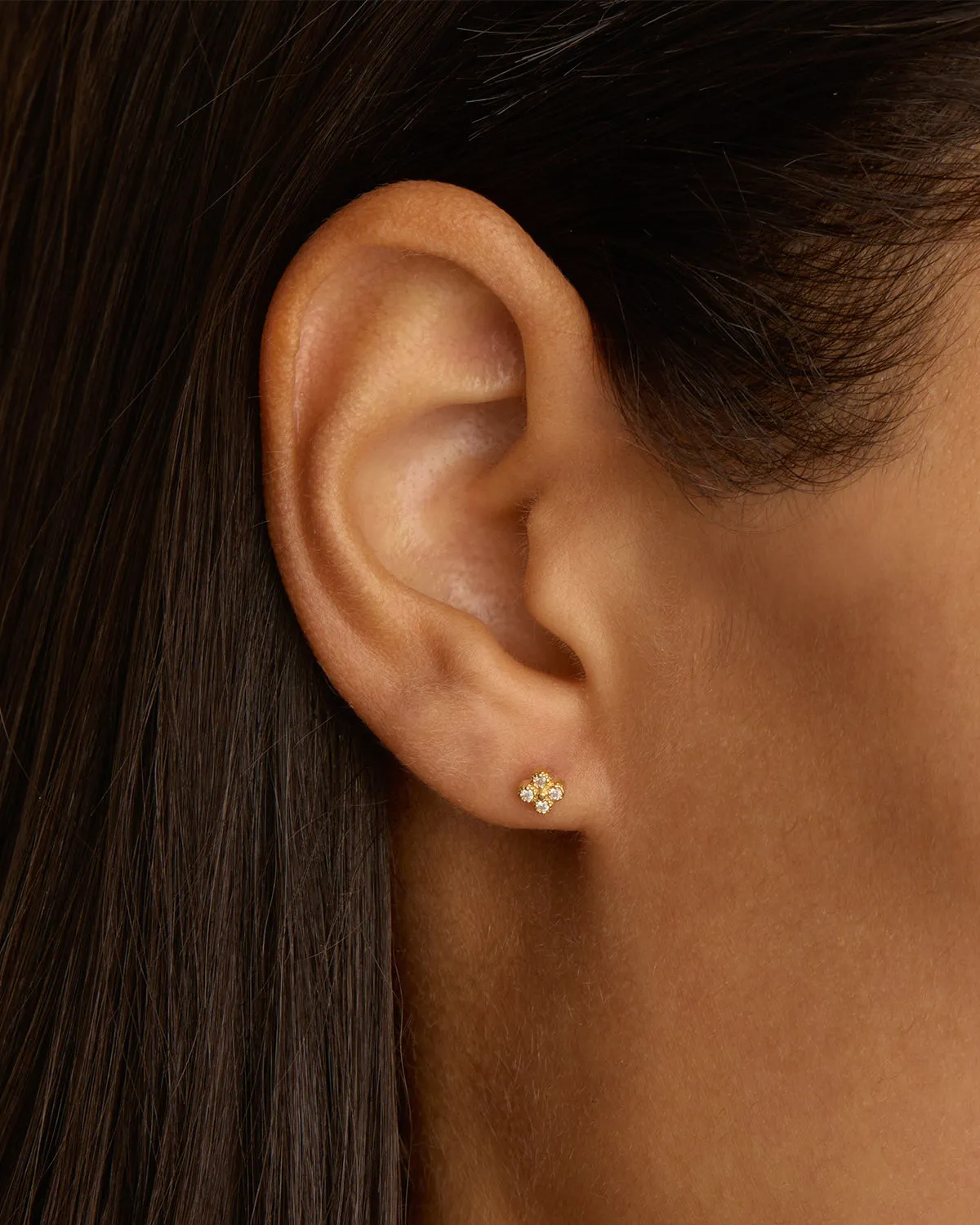 18k Gold Vermeil Luminous Earrings Bycharlotte