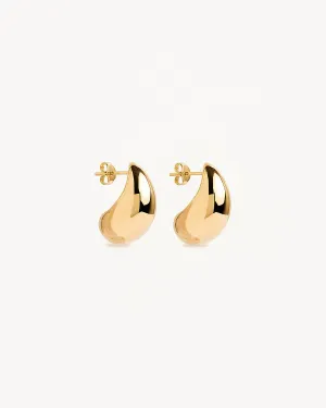 18k Gold Vermeil Made of Magic Large Earrings Bycharlotte