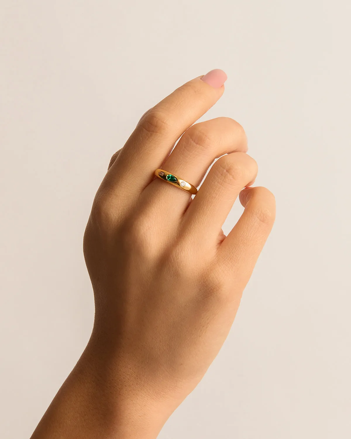18k Gold Vermeil Magnetic Soul Ring Bycharlotte
