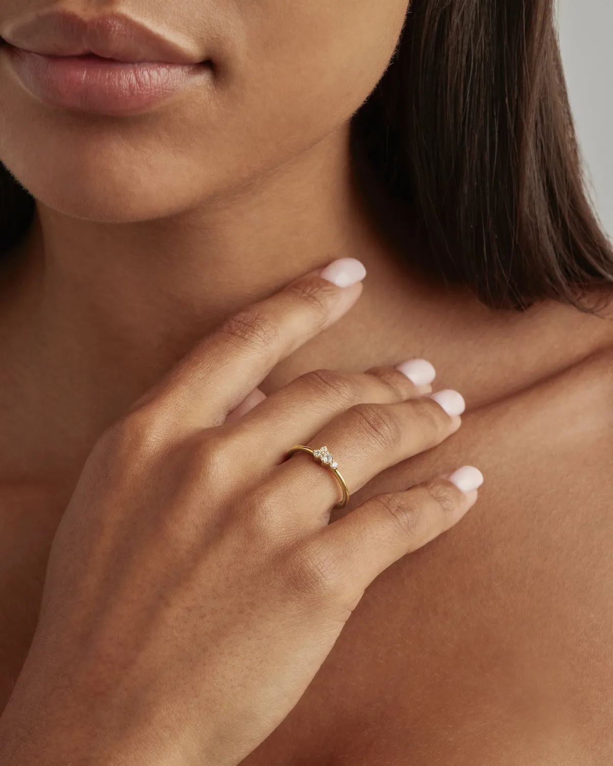 18k Gold Vermeil Mist Ring Bycharlotte