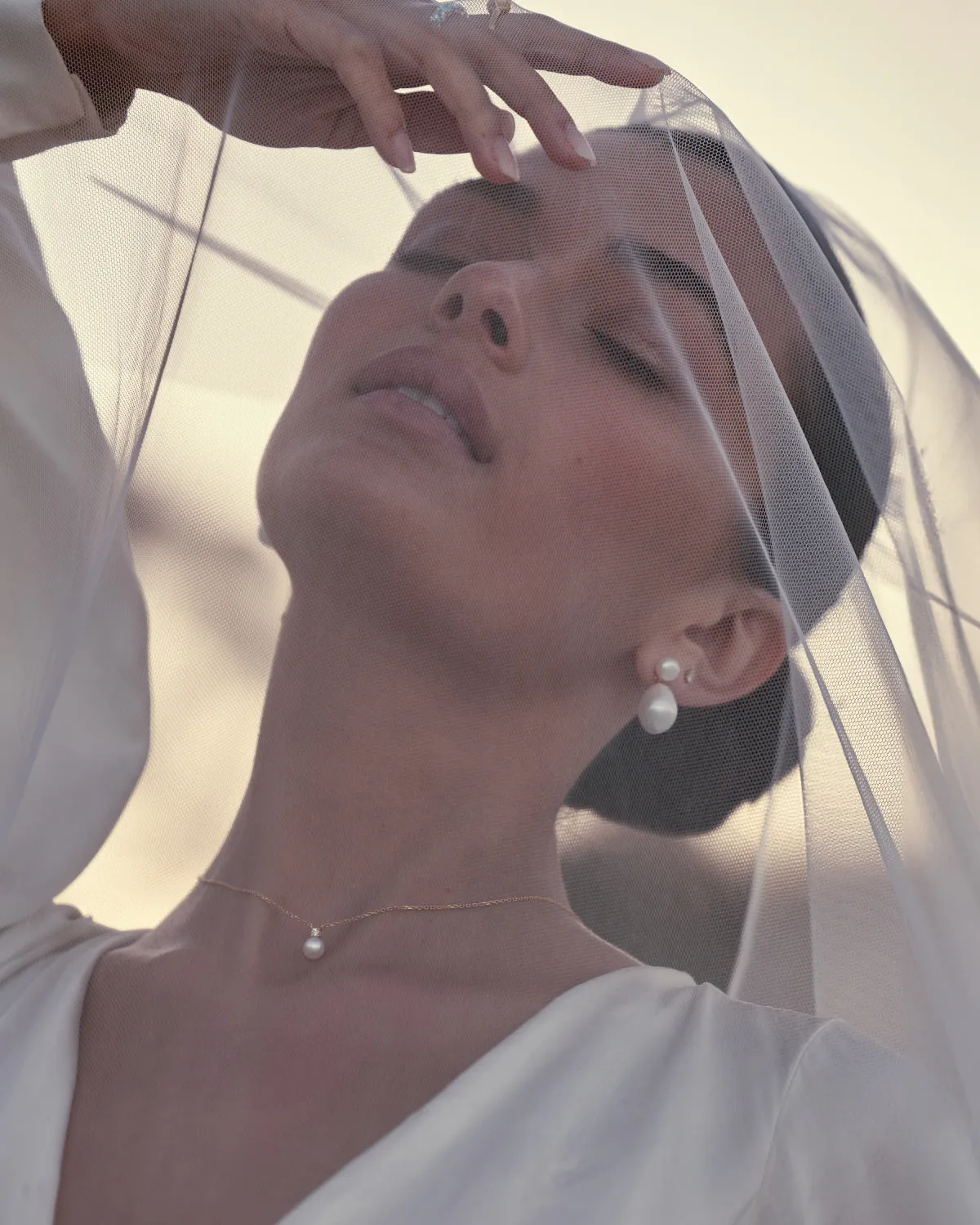 18k Gold Vermeil Moments With You Pearl Necklace Bycharlotte