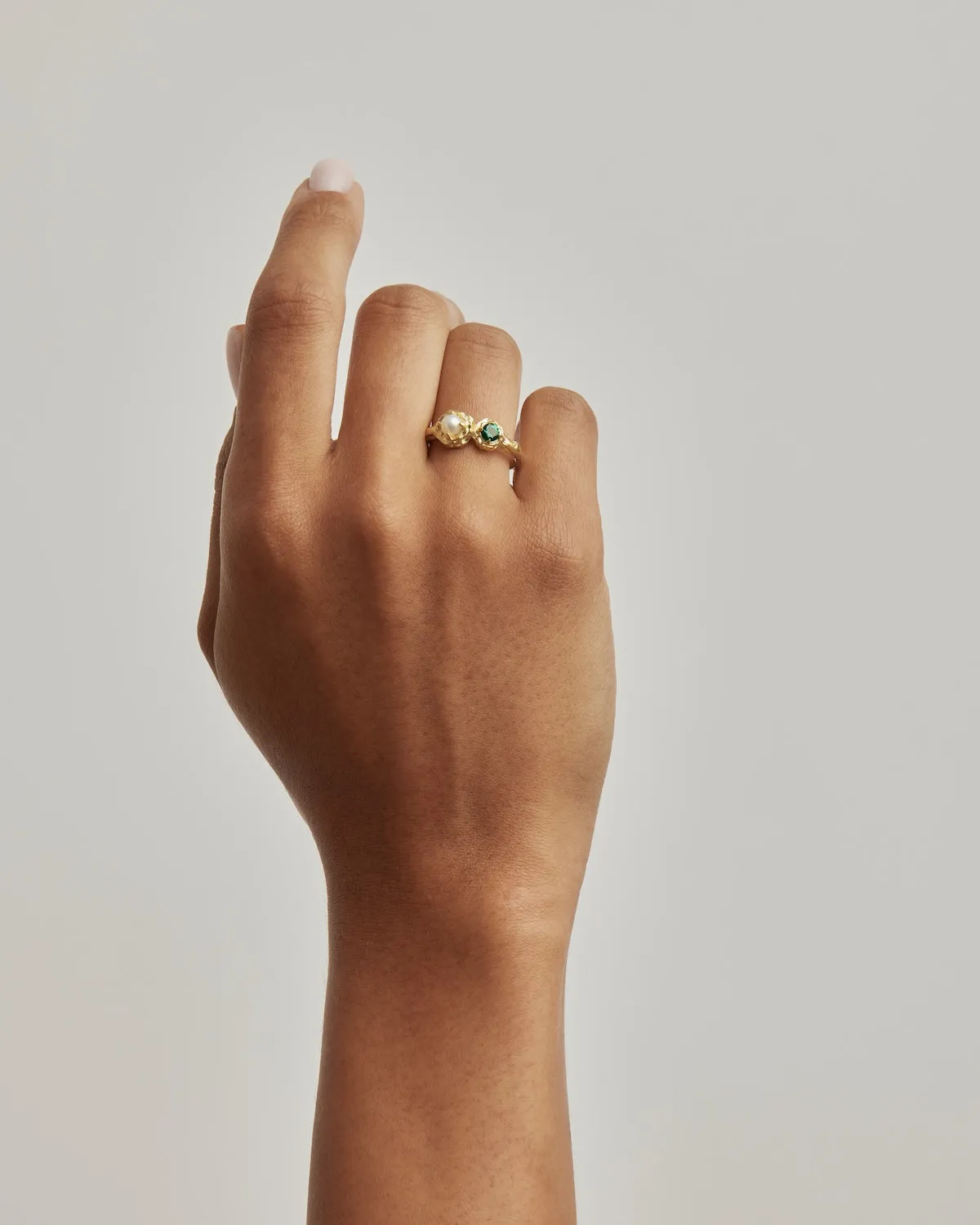 18k Gold Vermeil Moonlit Tides Ring Bycharlotte
