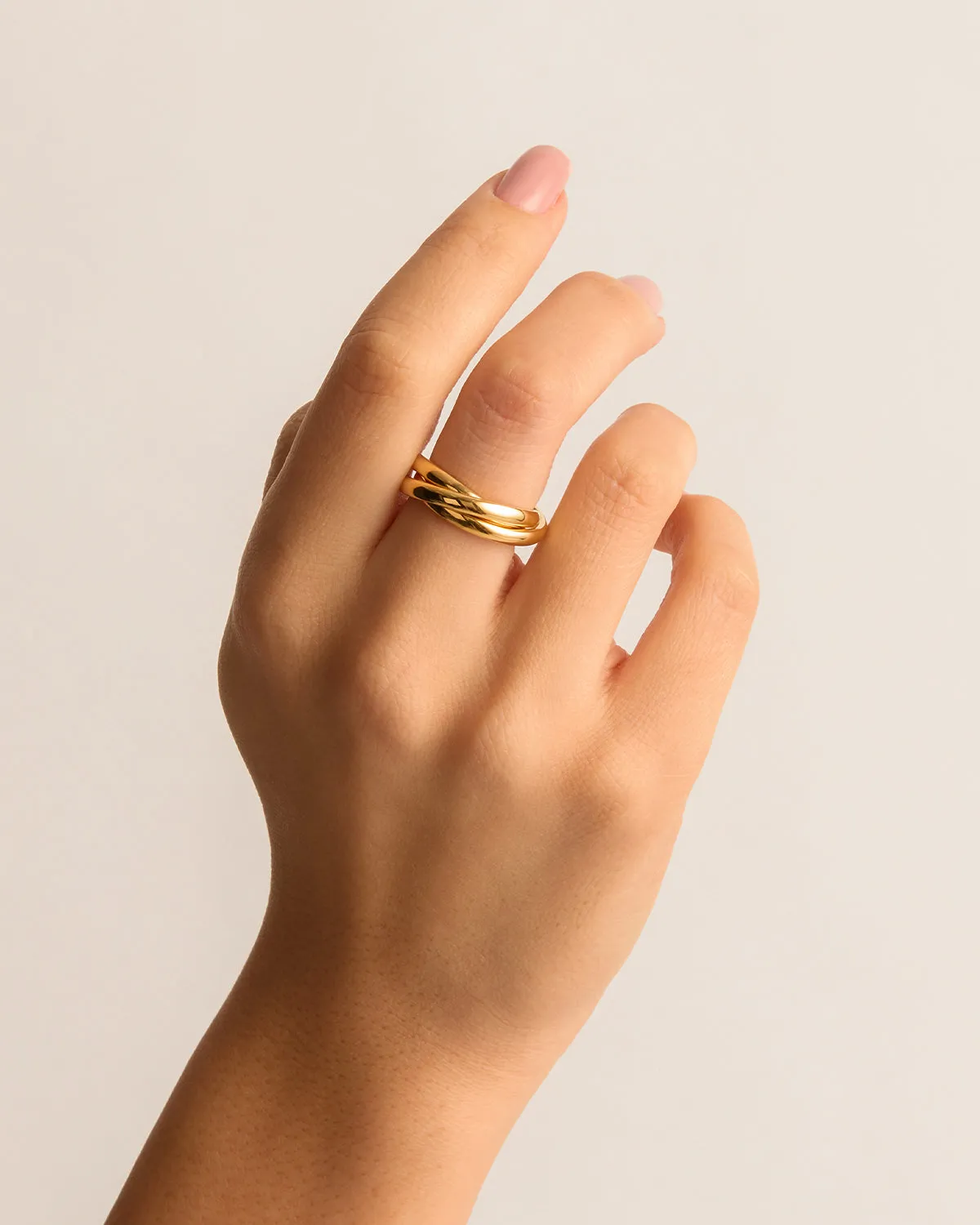 18k Gold Vermeil Now and Forever Ring Bycharlotte