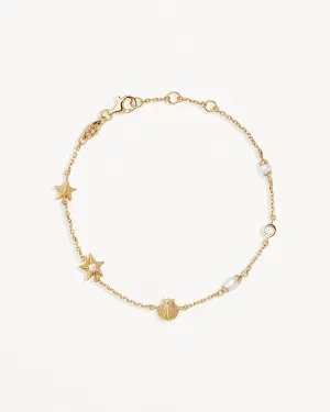 18k Gold Vermeil Ocean Dreaming Bracelet Bycharlotte