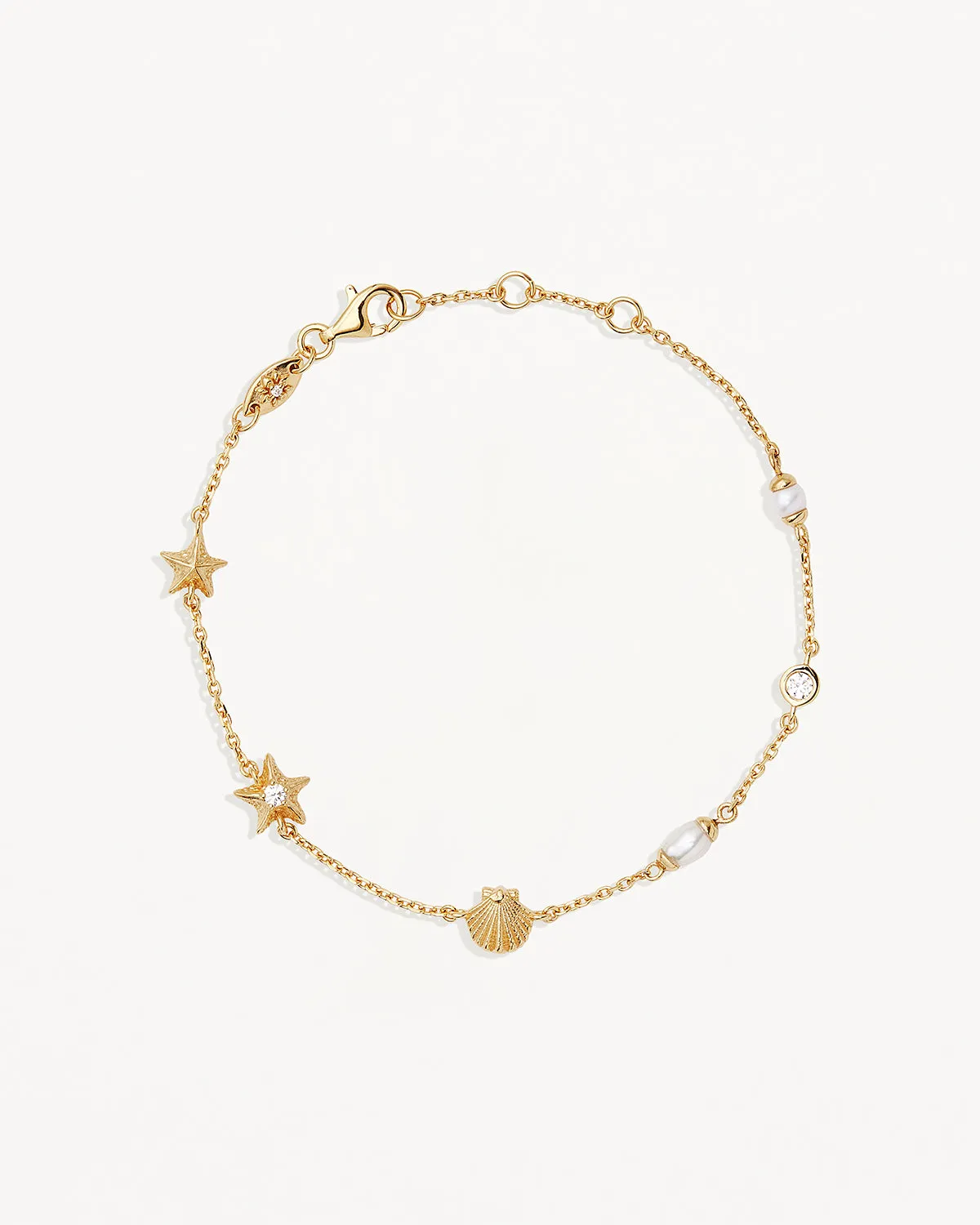 18k Gold Vermeil Ocean Dreaming Bracelet Bycharlotte