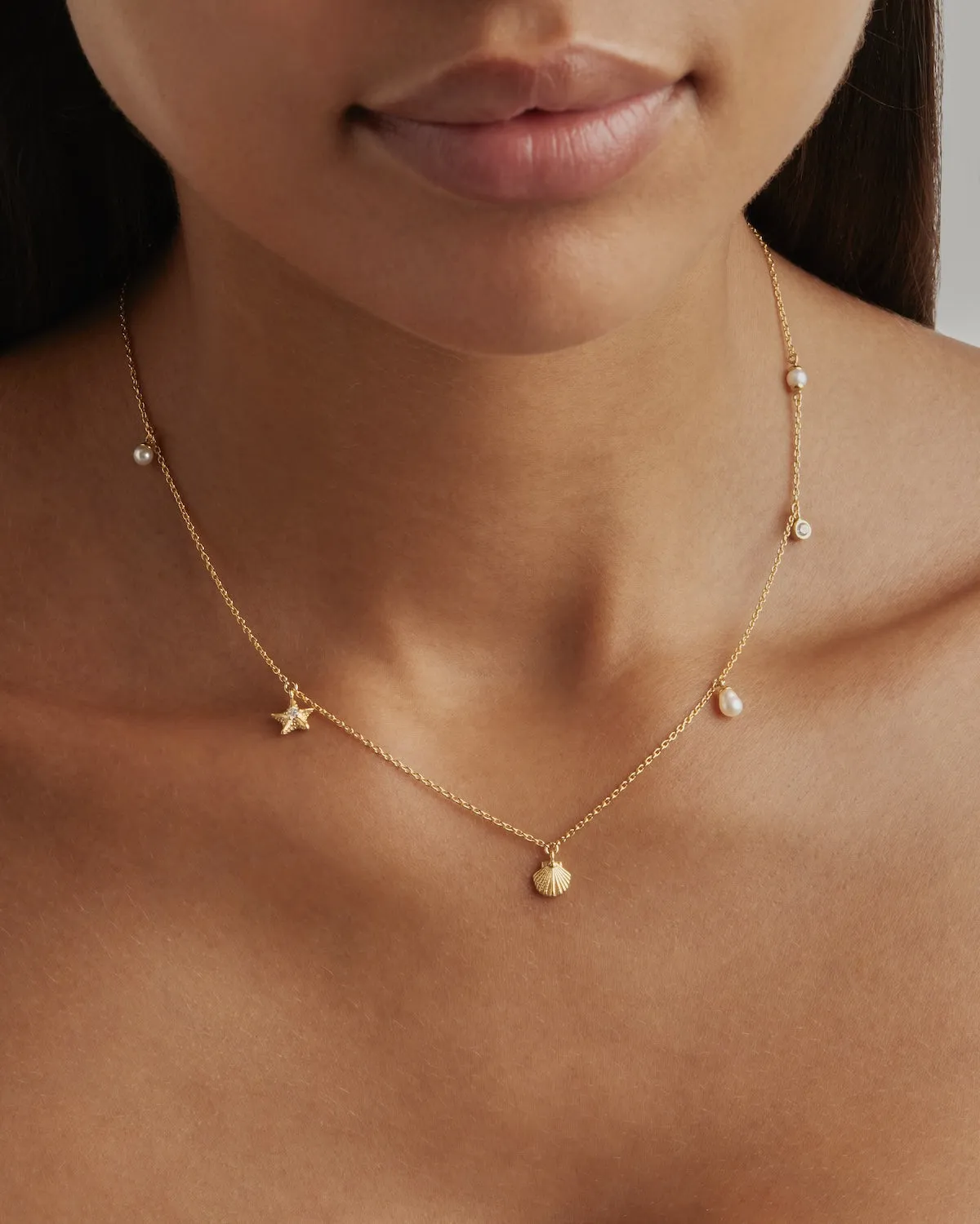 18k Gold Vermeil Ocean Dreaming Choker Bycharlotte