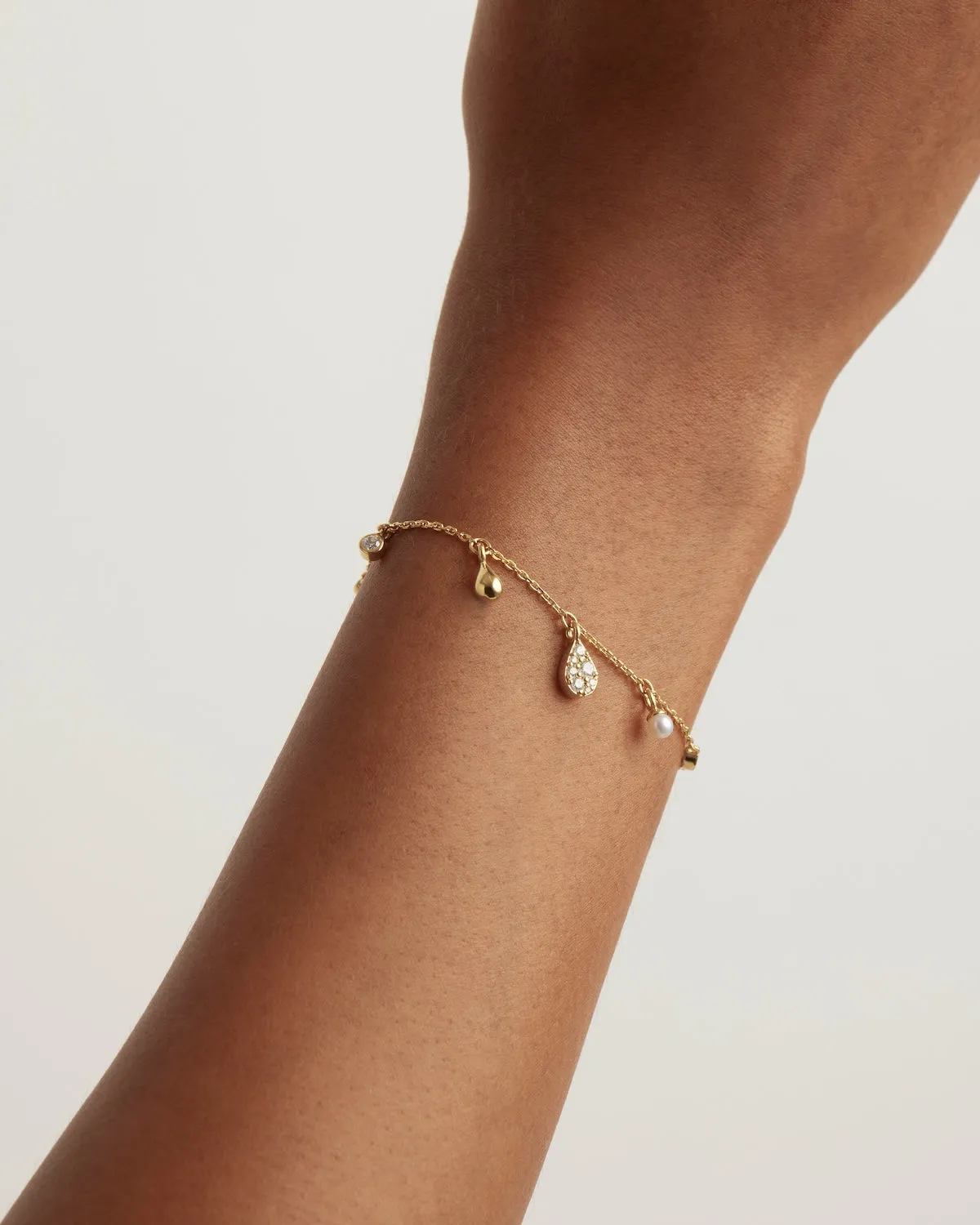 18k Gold Vermeil Ocean Mist Bracelet Bycharlotte