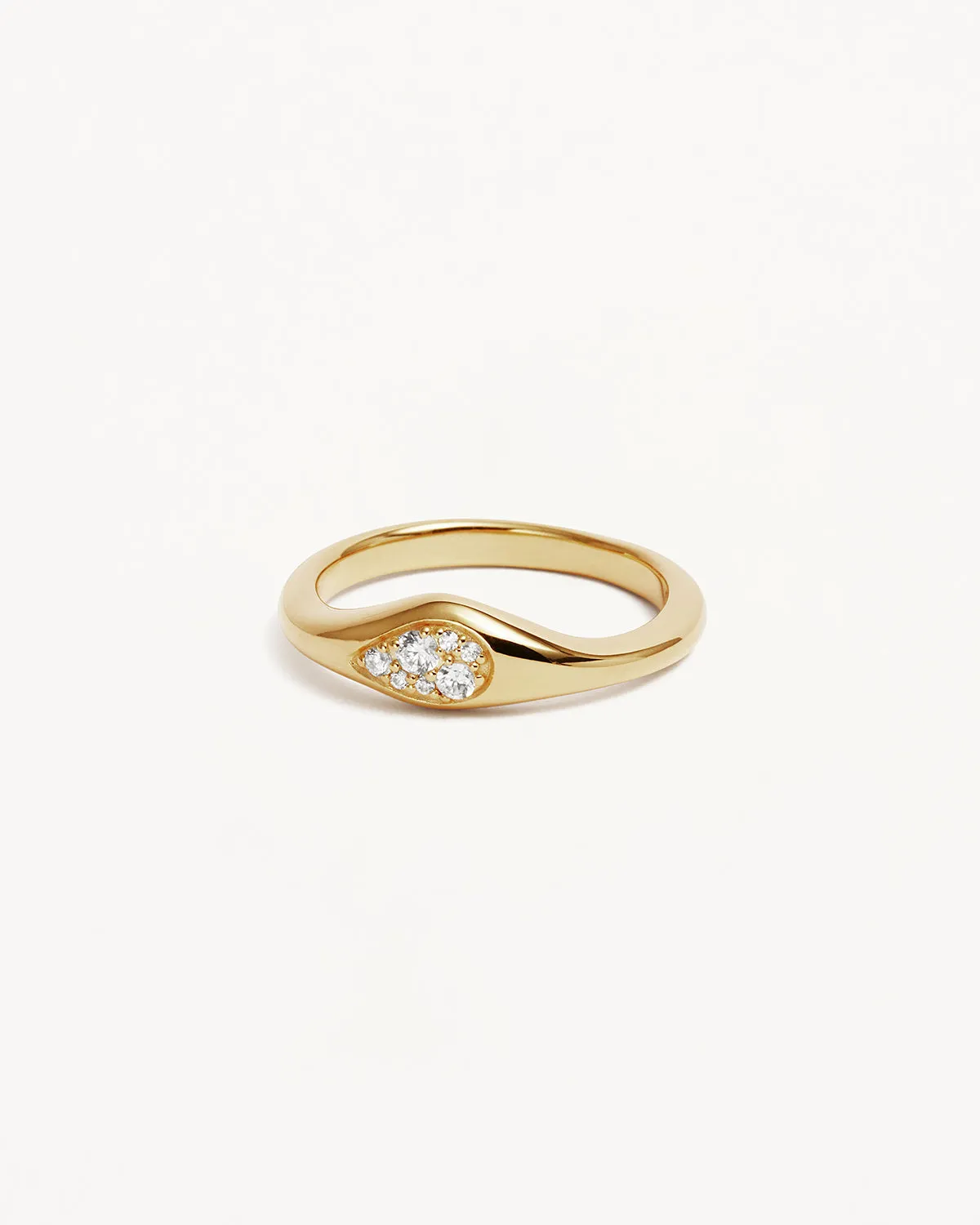 18k Gold Vermeil Ocean Mist Ring Bycharlotte