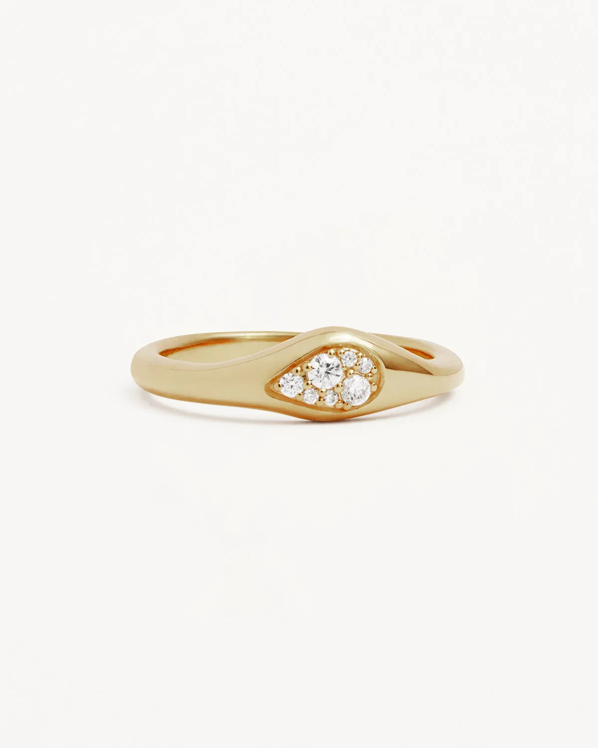 18k Gold Vermeil Ocean Mist Ring Bycharlotte