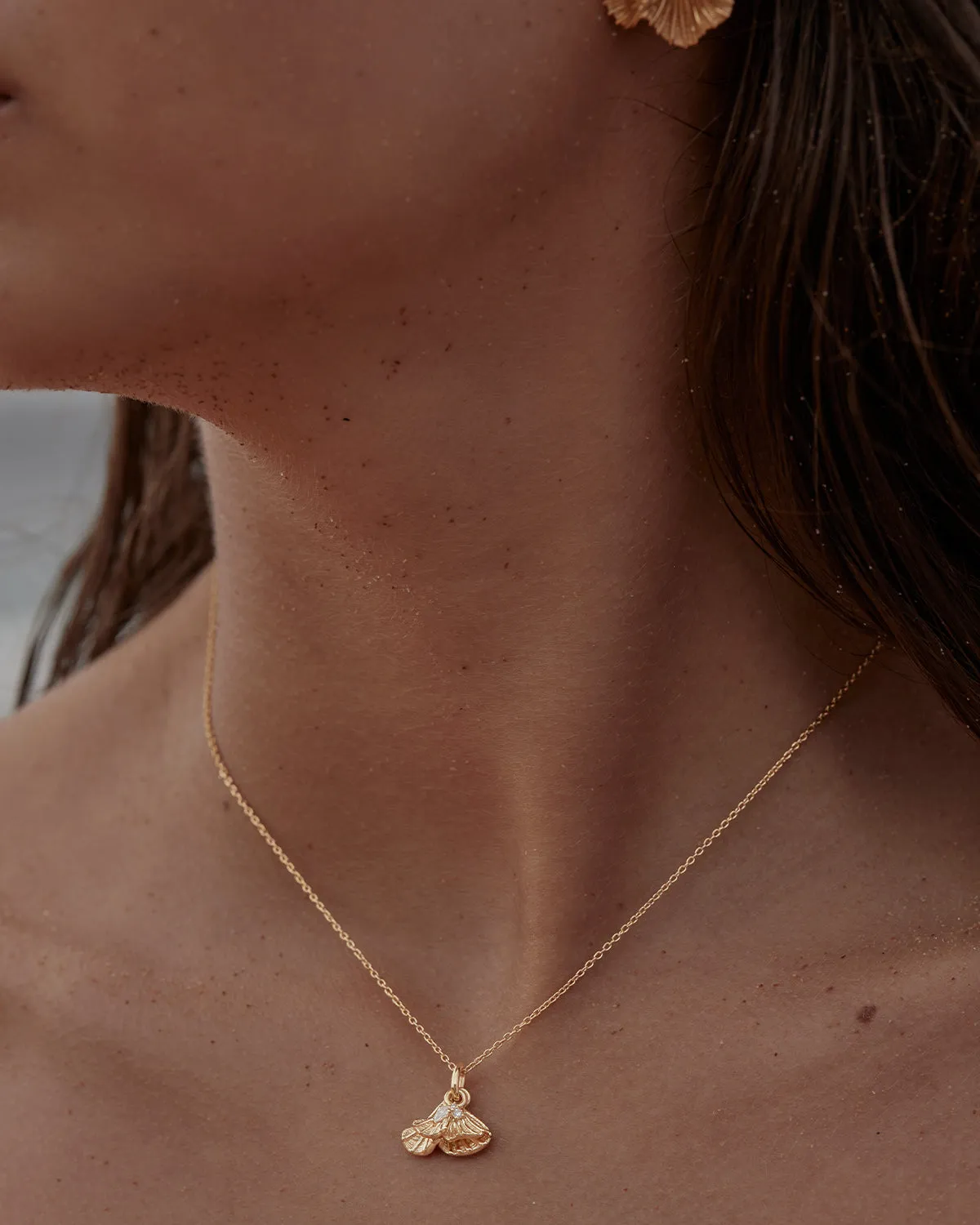 18k Gold Vermeil Ocean Whisper Necklace Bycharlotte