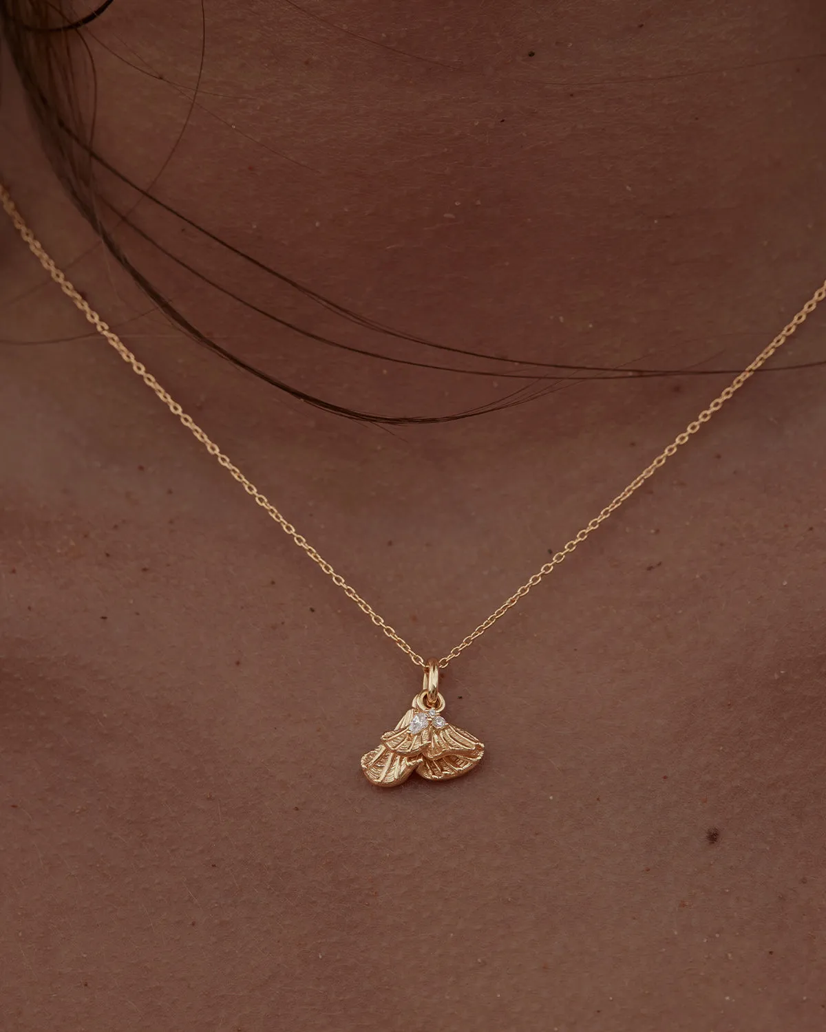 18k Gold Vermeil Ocean Whisper Necklace Bycharlotte