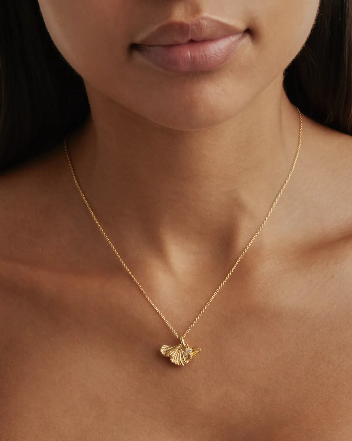 18k Gold Vermeil Ocean Whisper Necklace Bycharlotte