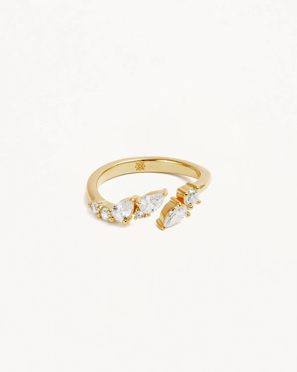 18k Gold Vermeil Ocean Whisper Ring Bycharlotte