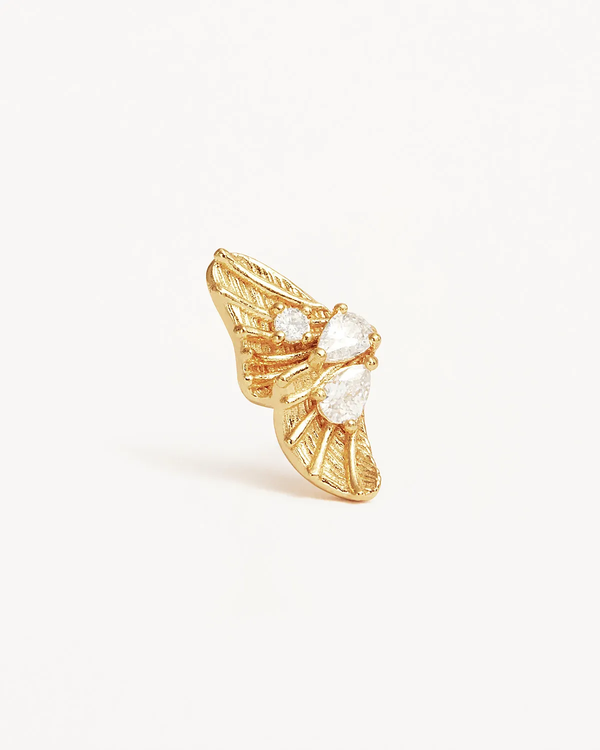 18k Gold Vermeil Ocean Whisper Stud Earrings Bycharlotte