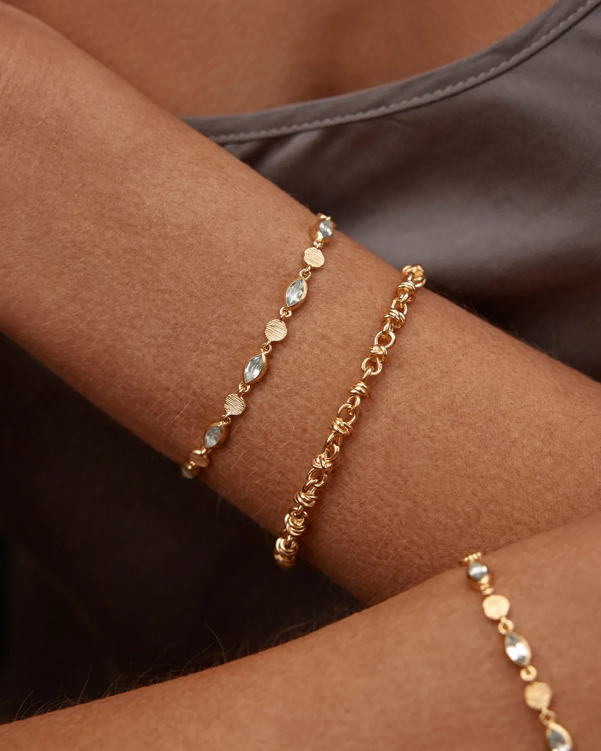 18k Gold Vermeil Protection of Eye Bracelet Bycharlotte
