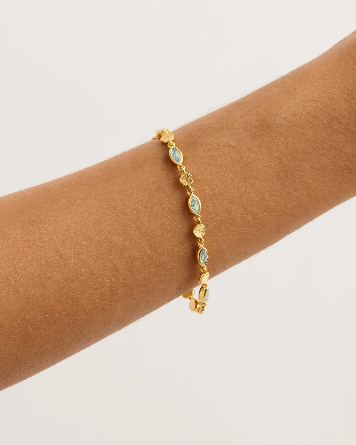18k Gold Vermeil Protection of Eye Bracelet Bycharlotte